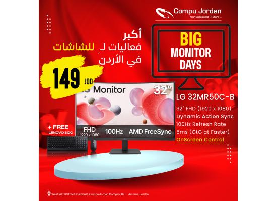LG 32MR50C-B 32" Curved FHD Monitor